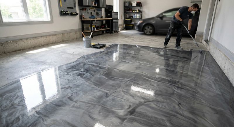 Basement Floor Epoxy Service in Greenville, SC